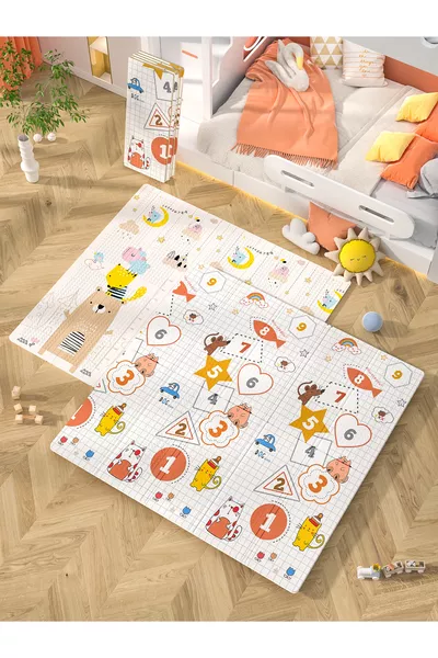 استمتع وتعلم بساط اللعب القابل للطي (MATI) - الحجم الجديد سم (مع حقيبة حمل)