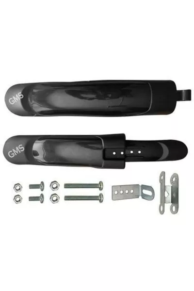 Ensemble de gardes-boue en plastique pour VTT [noir]