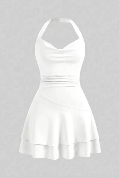 فستان ميني بحمالات 