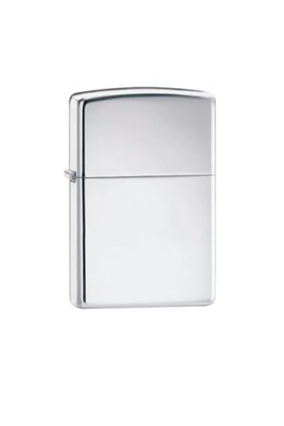 Briquet à essence gris argenté