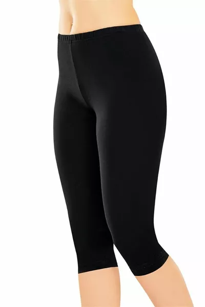 تايـت قطن مع ليكرا، خصر عالي وطول يصل أسفل الركبة