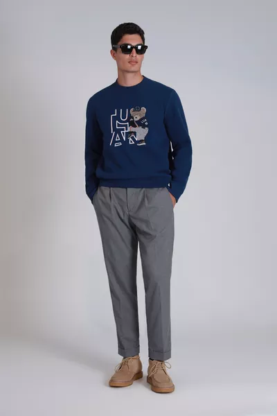 Pıtcher Herren Sweatshirt Saphirblau