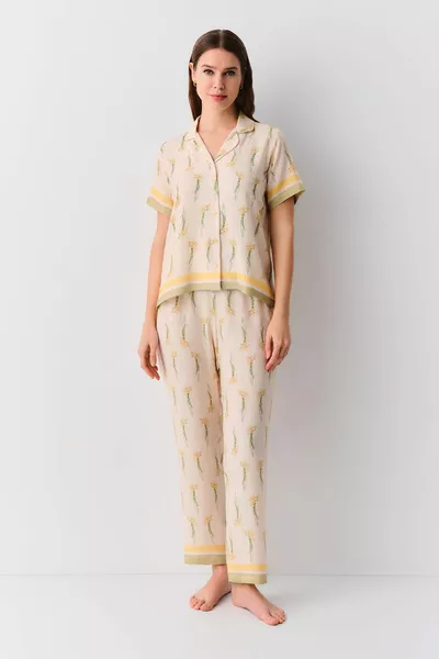 Elegant Masculine Pajama Set