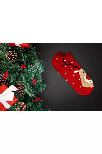 Set di 5 calze di Natale colorate per Capodanno