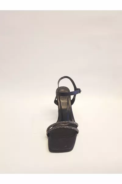  Two-Strap Evening Shoes Sandals with Stones