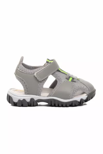 B Lichtgrijze orthopedische sandalen voor kinderen
